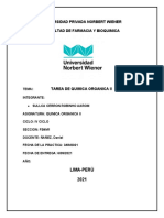 Tarea de Quimica Organica