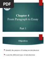 From Paragraph To Essay