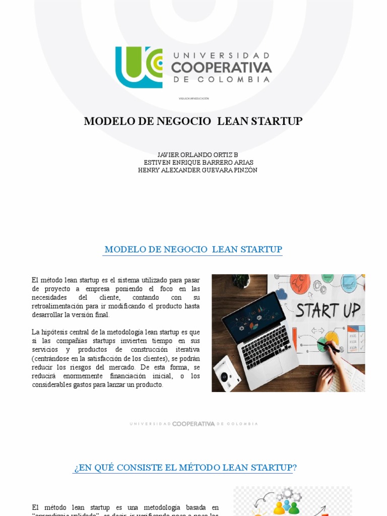 Modelo de Negocio Lean Startup | PDF | Lean Startup | Empresa de inicio