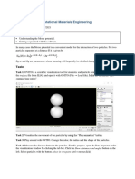 Exercise 2 - Computational Materials Engineering: Tasks