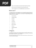 Why To Use C?: Tutorials Point