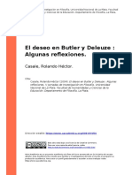 Casale, (2004) - El Deseo en Butler y Deleuze Algunas Reflexiones