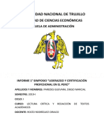 Informe Del Simposio