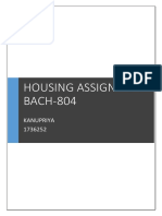 ASSIGNMENT  I - HOUSING QUESTION
