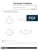 2.1 Perimeter Varios Shapes Measure and Calculate Activity Sheet 2