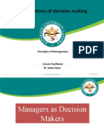 Foundation of Decision Making