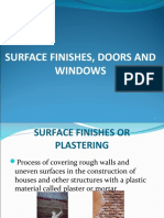 BC-ppt-II - 7-Surface Finish, Doors and Windows