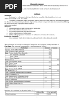 Chargeable Expenses