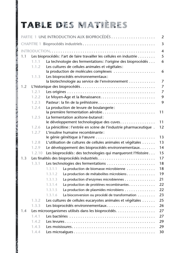 Introduction aux bioprocédés industriels | PDF | Sciences physiques ...