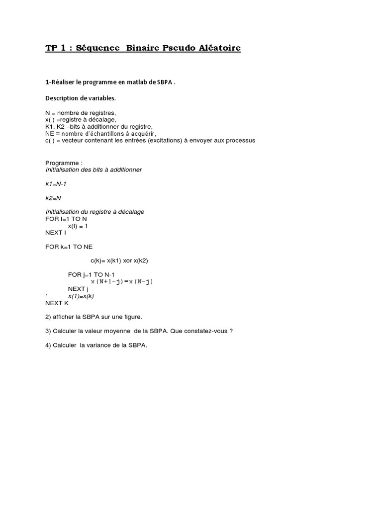 TP 1 | PDF