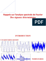 CHAPITRE 0 - Rappels Sur L'analyse Spectrale de Fourier - Cas Des Signaux Déterministes