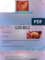 UE 2 - Embryologie - Cours 2 - Diapo semaine 2 (1)