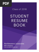 2018 Class Resume Book