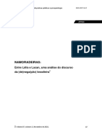 Namoradeiras: análise do discurso da negação brasileira