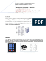 EE3002 - Microprocessor Programming & Interfacing Assignment # 2