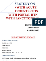 Ald With Acute Gastroenteritis With Portal HTN With Pancytopenia