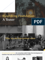 Gandeng Foundation: An Ecosystem for Student and Social Enterprise Development