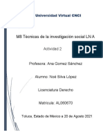 M8 Técnicas de La Investigación Social LN A Actividad 2