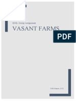 Vasant Farms: SDSL Group Assignment