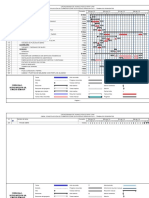 Cronograma de Avance Fisico Acelerado Comedor Aceros Partidas Pendientes