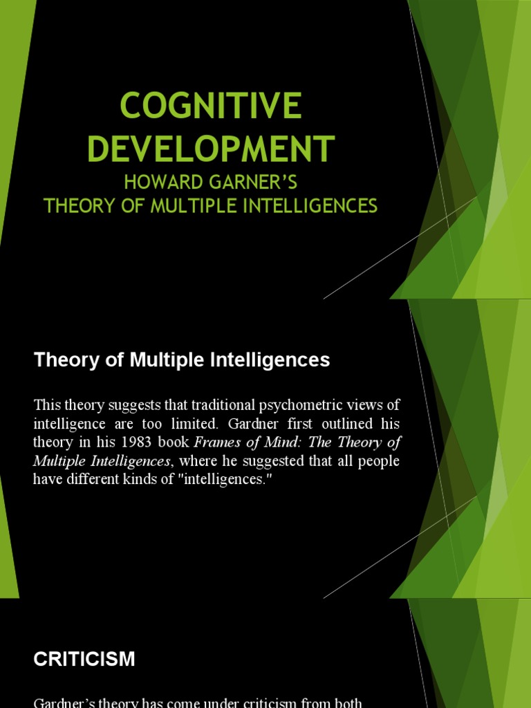 Howard Gardner's Multiple Intelligences Theory | PDF | Intelligence ...