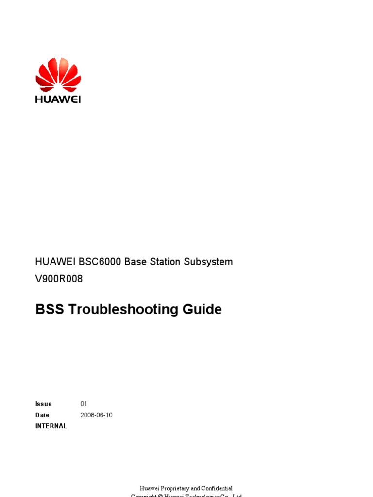 BSS Troubleshooting Guide (V900R008C01 - 01) | PDF | Troubleshooting ...