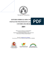 Impacto de Las Nuevas Tecnologias en Las Personas Con Discapacidad Universidad de Valencia