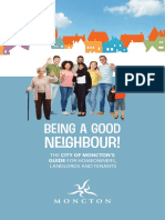 Being A Good Neighbour