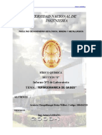 2do Laboratorio Fisico Quimca Termodinamica de Gases