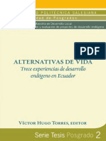 Alternativas de Vida Trece Experiencias de Desarrollo Endogeno en Ecuador