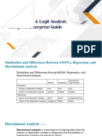 Discriminant & Logit Analysis Using SAS Enterprise Guide