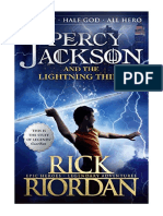 Percy Jackson and The Lightning Thief (Book 1) - Rick Riordan