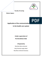 Application Models of Comunication Final