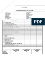 F-QAD-U-195 - Instrument Loop Folder Checklist