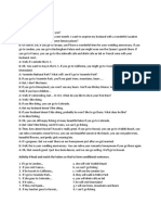 Activity 4 Read and Match The Halves So That To Form Conditional Sentences