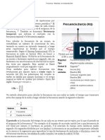 La Frecuencia Es El Número de Repeticiones Por Unidad de Tiempo