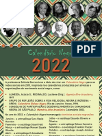 Calendário Negro 2022 