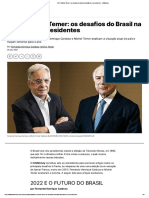 FHC e Michel Temer_ os desafios do Brasil na visão de ex-presidentes - InfoMoney