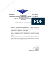 Propósitos de La Investigación