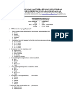 SOAL PenjasOrKes  xi PAT 2019