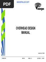 Overhead Design Manual: © ENERGEX 2007 BMS 01613 2.0 Last Update: 15/01/2007