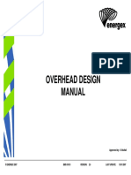 Overhead Design Manual: © ENERGEX 2007 BMS 01613 2.0 Last Update: 15/01/2007