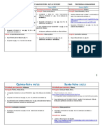 Plano de Estudo Semanal