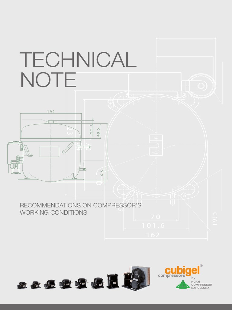 12 - Cubigel - RECOMMENDATIONS ON COMPRESSOR WORKING CONDITIONS | PDF ...