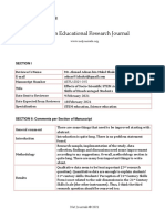 African Educational Research Journal: Section I