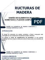 06 ESTRUCTURAS DE MADERAS - Diseño flexion compuesta y corte (1)