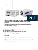 ZKETECH EBD-A20H DC Electronic Load/Battery Capacity & Discharge Tester/Power Supply Tester 30V 20A 200W