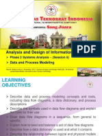 Phase 2 Systems Analysis - Session 6 - Data and Process Modeling