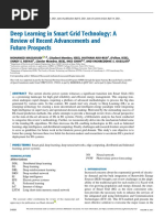 Deep Learning in Smart Grid Technology A Review of Recent Advancements and Future Prospects