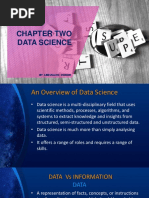 Chapter Two Data Science: by Abdulaziz Oumer